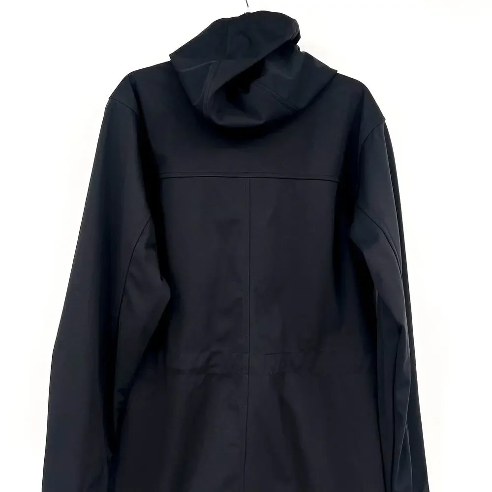 COLUMBIA Women's Rose Winds Softshell Jacket Medium Black Hooded Long Sleeve NWT